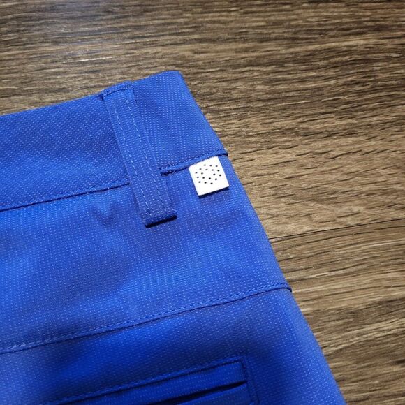 Puma Flat Front Golf Shorts 10" Inseam Royal Blue Womens Size 10 - Picture 9 of 12